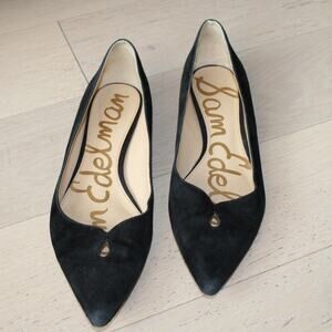 SAM EDELMAN Ruby Keyhole Flat Pointed Toe Slip On Black | 8
